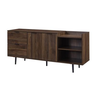 China Modern Factory Price TV Stand TV Table With Wooden Storage Shelf Drawers For Living Room Home Furniture for sale