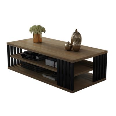 China Factory Price Modern Coffee Table Wooden Tea Table Center Table Storage Shelf Home Office Furniture for sale