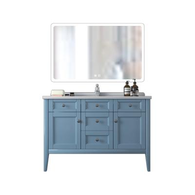 China Modern American Furniture Factory Wholesale Oak Bathroom Mirror Cabinet for sale