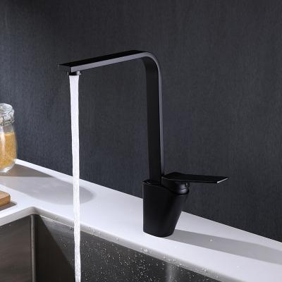 China High Quality Single Handle Matte Black Kitchen Sink Faucet Manufacturer of Sense Faucets for sale