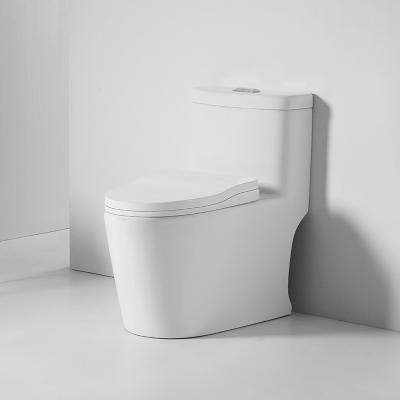 China Double-flush Good Quality Modern Round Various Modern Apartment White Ceramic One Piece Toilet for sale