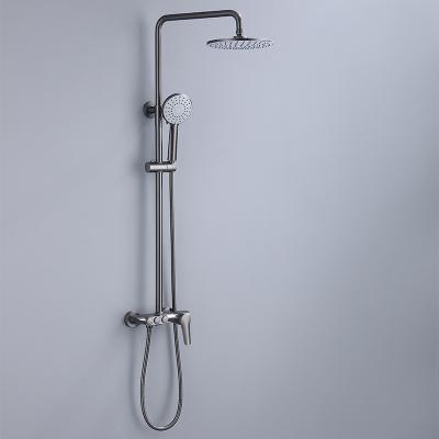 China With Slide Bar Multi Function Shower Set Bathroom Faucet Rain Shower Heads And Bath Shower Faucet for sale