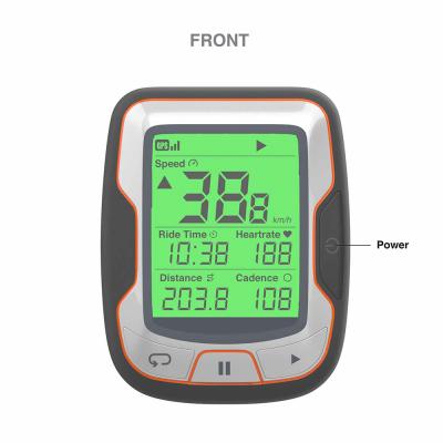 China Multifunctional Easy.Speed ​​Accurate Data Backlight Large Screen Auto Gps Cycle Computer Bicycle spe edometer for sale