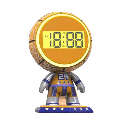 China Personalized Customization Made In China New Hot Selling Basketball Alarm Clock Smart Electronic Alarm Clocks Toys Gifts Arts for sale