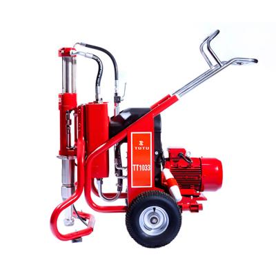 China TUTU hydraulic pump airless paint machine 118*80*133CM high pressure electric spray gun paint machine for sale