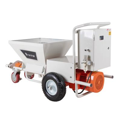 China Plaster Construction TUTU Building Gunning Cement Mortar Machine Cement Paint Machine Building Mortar Spray Machine for sale