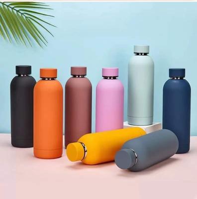 China PORTABLE 500ml 304stainless steel vacuum insulated water bottle leakproof portable sport bottle for sale