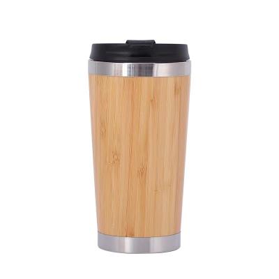 China Sustainable Bamboo Product Tumbler 18oz Capacity Double Wall Insulated Ready Stock for sale