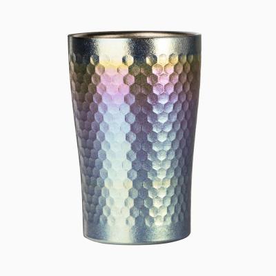 China Non bacterial Titanium Cup 360ml Double Wall Heat Insulated Premium Business Gifts Easy Customization For Camping Water Bottle for sale