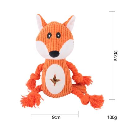 China Stocked Wholesale 2022 November New Design Stuffed Animal Pet Toy ODM/OEM Large Dog Knot Rope Chewing Toys for sale