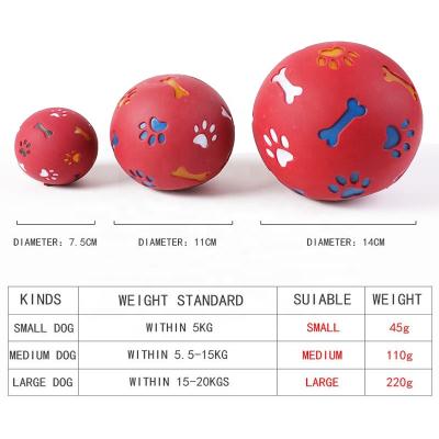 China Stocked MOQ 1pcs High Quality Indestructible Pet IQ Treat Ball Interactive Dog Food Dispensing Chew Ball Toy for Dog for sale