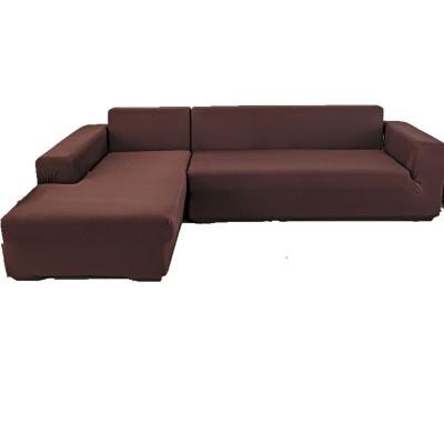 China Modern Simple Corner Sofa Covers For Living Room Elastic Spandex Couch Cover Stretch Slipcovers L Shape Sofa Need Buy 2pcs Sofa Cover for sale