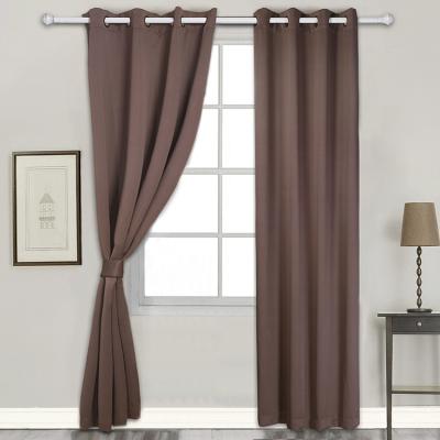 China Homemade luxury curtain fabric blackout blackout blackout curtain double layer ready made curtain in living room for sale