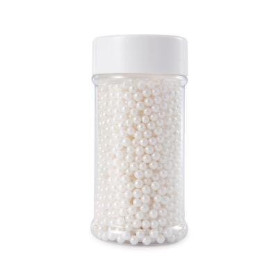 China West Point Decoration Sugar Beads 85g Baking Tools 4mm White Pearl Candy Sprinkles Sugar Pearl for sale