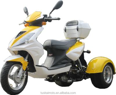 China Rubber Tire 50cc Gasoline Tricycle Scooter (TKM50E-3B) for sale