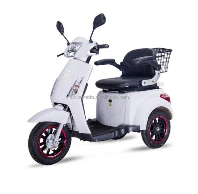 China Passenger EEC 800W Tricycles Disabled Tricycles 60V 20AH Silicon Battery Electric Tricycle Scooter for sale