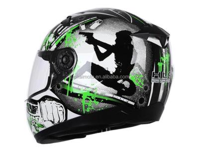 China ABS+EPS Fashion EEC Car Racing Helmet Dirt Bike Helmet Full Face Ski Helmet (TKH-808) for sale