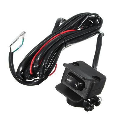 China Plastic & Metal Motorcycle ATV UTV Recoil Switch Handlebar Electric Winch Switch Winch Control Wire Relay Electrical Control Wireless Accessories for sale