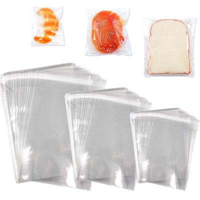 China Disposable Cheap Plastic Bag Clear Self Adhesive Tissue Packaging Clear Resealable Self Adhesive Bag Cellophane Plastic Bags for sale