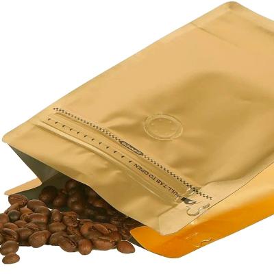 China Recyclable Stand Up Pouch Coffee Bags Custom Logo Size Coffee Bags Custom Printed Coffee Beans Packaging Bags for sale