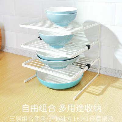 China Sustainable Popular Kitchen Wire Storage Bowl Drying Rack Multi-Layer Dish Rack Supplier for sale