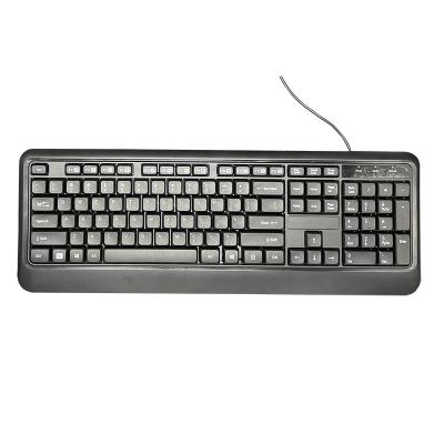 China Plug and Play 105 USB Keys Wired Keyboard Standard Keyboard with Nice Typing Feeling and Good Quality for sale