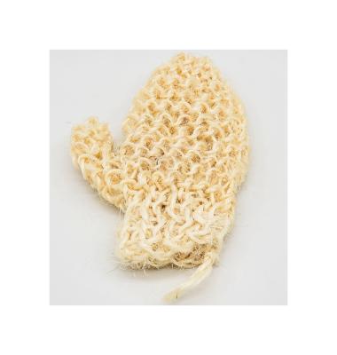 China Unique Design Durable Bath Body Exfoliation Treatment Handmade Sisal Bath Cleaning Gloves for sale