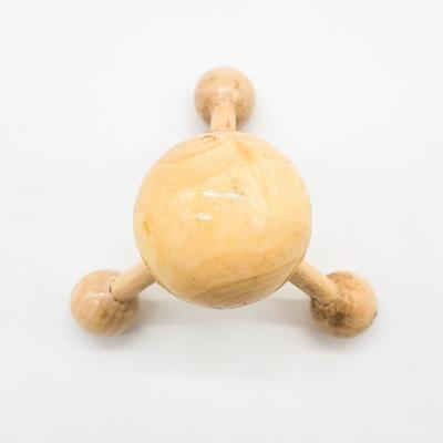 China Mini Portable Design Relieve Tired Body Unique Complexion Wooden Beads Massager for sale