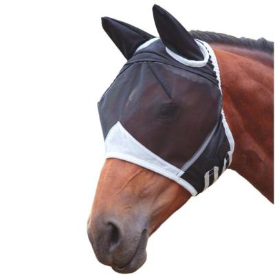 China Custom Hot Selling Breathable Horse Fly Mask Stretch Prevent Fly And Insect Bites Horse Comfort Fit Fly Masking for sale