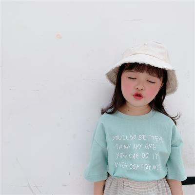 China New Clothing Girls Anti-pilling Summer Kids Cotton Casual Simple OEM Customized Spring Long Techniques for sale