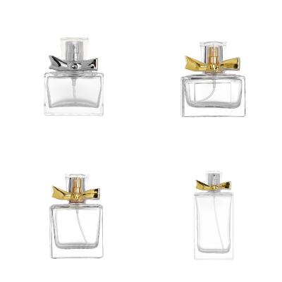 China High Qiality Hot Sale Luxury OEM 25ml 35ml 50ml 100ml Empty Cosmetics Fit Perfume Bottle With Lovers Cap for sale