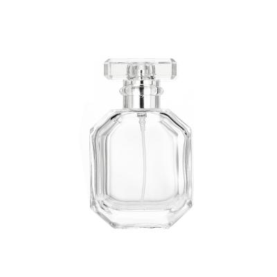 China Factory outlet 30ml 50ml 100ml viable transparent hexagon perfume pump spray bottle made in China for sale