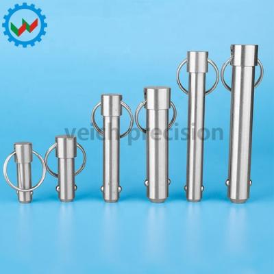 China All Ring Double Balls Ball Lock Pin Stainless Steel Quick Release Pull Pins for sale