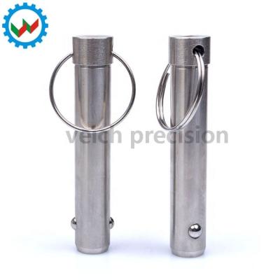 China All Stainless Steel Pull Handle Trigger Pin Spring Quick Release Pins All Stainless Steel Ball Lock Pin for sale