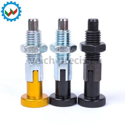 China Stainless Steel Hand-Retractable/Rturn Type Veich Retractable Hand Spring Plunger Self-Locking Indexing Plunger for sale