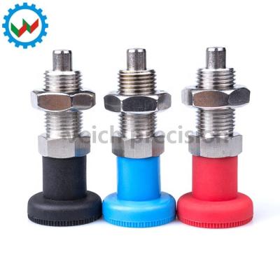 China Industrial Equipment / Industry / Machinery Indexing Pins Fine Threaded Indexing Plunger M10 M12 M16 M20 Stainless Steel Plunger for sale