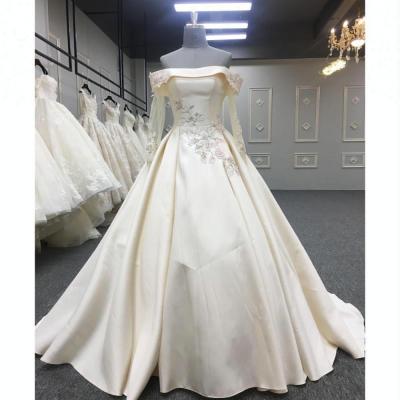 China Alibaba Anti-Static Elegant Dress The Same Long Champagne Embroidery Lace Evening Party Dresses for sale