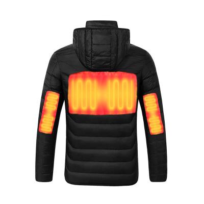 China New Fashion Sustainable Lightweight Fir Electric Coats Down Jacket Electric Heating for sale