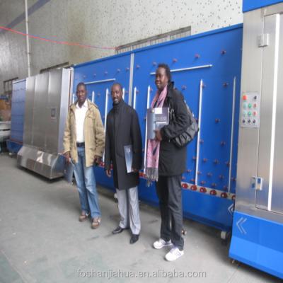 China Inusating Vertical Automatic Glass Production Line 450*350mm for sale