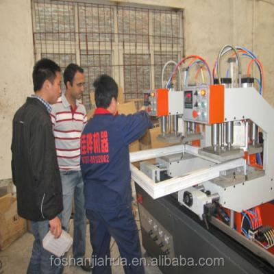 China two head welding machine UPVC Windows and doors machine HJ02-3500.2/2.A for sale