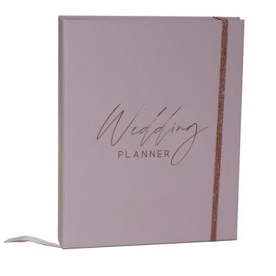 China 2022 Custom Spiral Recycled Hardcover Book Organizer A5 Wedding Planner Paper Notebook for sale