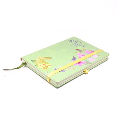 China Custom Logo Pu Diary Notebook Custom A5 Disc Business Planner Leather Notebook for sale