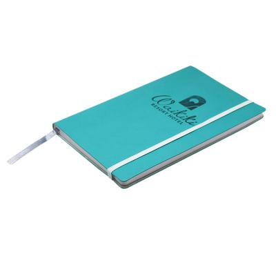 China Classic PU Leather Notebook Classmate Printed Customized Paper Diary Paper Diary With Elastic Band for sale