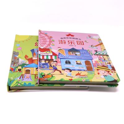 China Education by Book Printing 2022 Children Wave Hardcover Board Book Printing Service Activity Book for sale