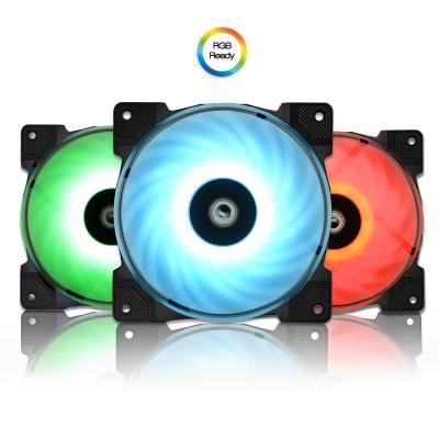 China Cooler Computer Case 2021 ID-COOLING DF-12025 RGB 12V 120mm PC Cooling Fan For Desktop for sale