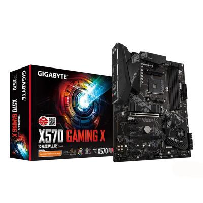 China Gigabyte ATX X570 GAME X Desktop PCI-E 4.0 DDR4 M.2 SATA3 USB3.0 3.1 Desktop Motherboard AM4 Mainboard for sale