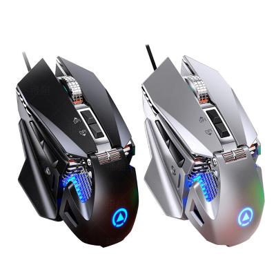 China Macro Gaming Group of Ten Gaming Pressure Game Mechanical Programming Luminous Cable Mouse Suitable for Laptop PC Accessories for sale