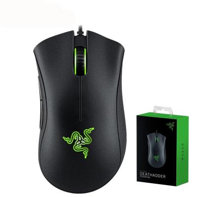 China Razer DeathAdder Ergonomic Gaming Mouse 6400DPI Professional-Grade Sensor Razer Essential Wired Optical Mice For Computer Laptop for sale