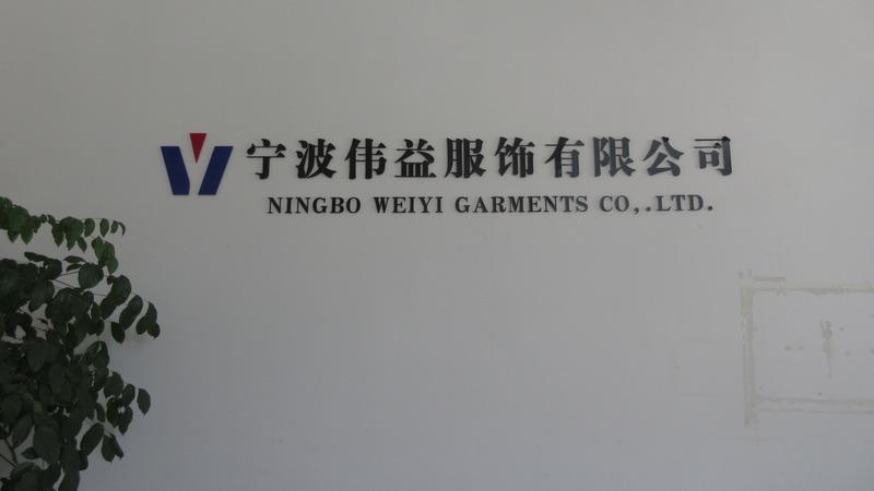 Verified China supplier - Ningbo Weiyi Garments Ltd.