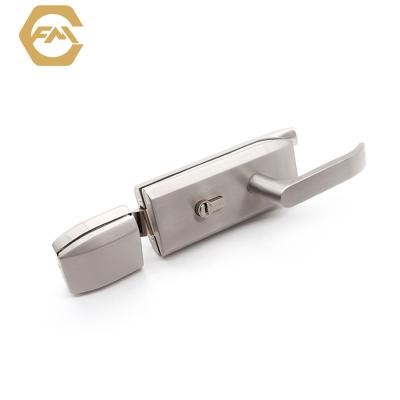 China Easy to install and maintain. Portable Glass Door Sliding Door Lock Stainless Steel 304 Handle Glass Lock Factory Manufacturer for sale